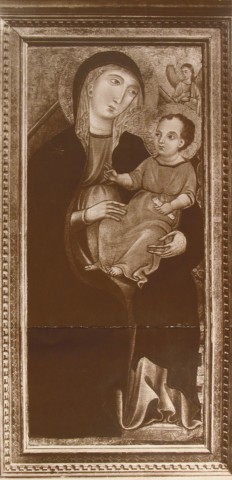 Anonimo — Orlandi Deodato - sec. XIV - Madonna con Bambino in trono e angeli — insieme